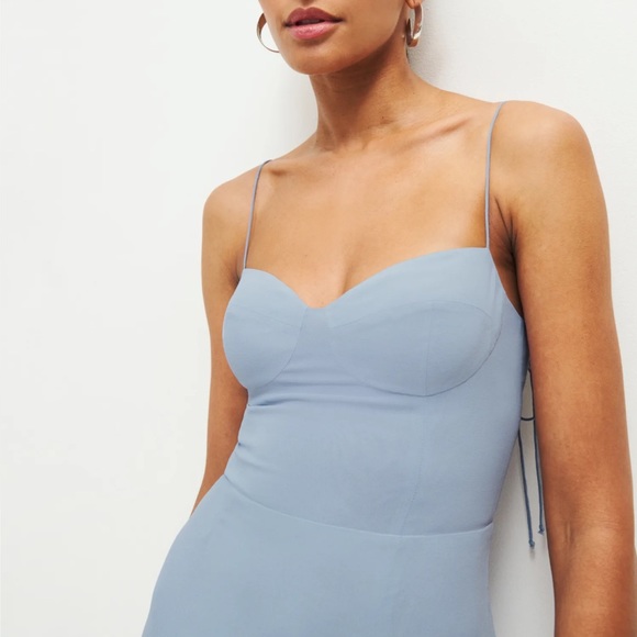 Reformation Juliette Dress Mineral - Picture 5 of 8